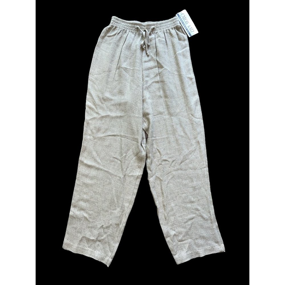 NWT Vintage Carole Katz Pull-on, elastic waist (with tie) pants